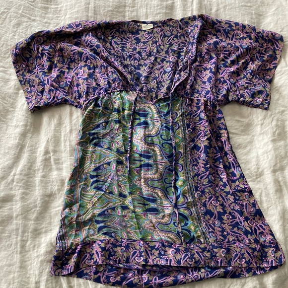 Recycled silk dress - Picture 1 of 2